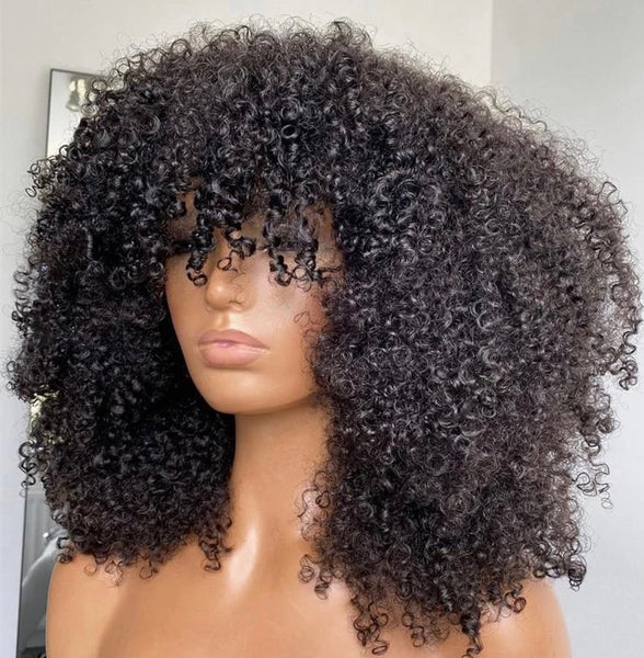 Afro Kinky Bang Wig